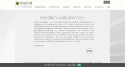 Desktop Screenshot of bueschel-immobilien.de